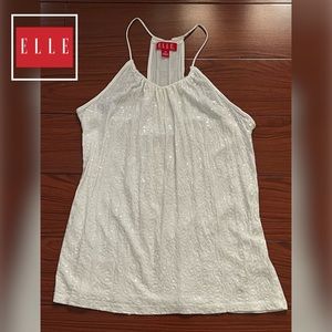 ELLE Sexy Sequined Halter Top